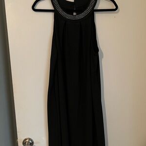 Elegant Black Halter Dress